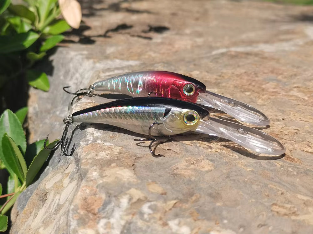 MAD MULLET SHAD 70MM RED HEAD