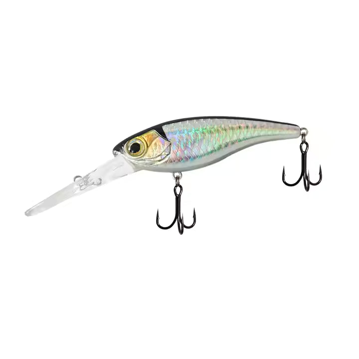 MAD MULLET SHAD 70MM PURPLE BACK