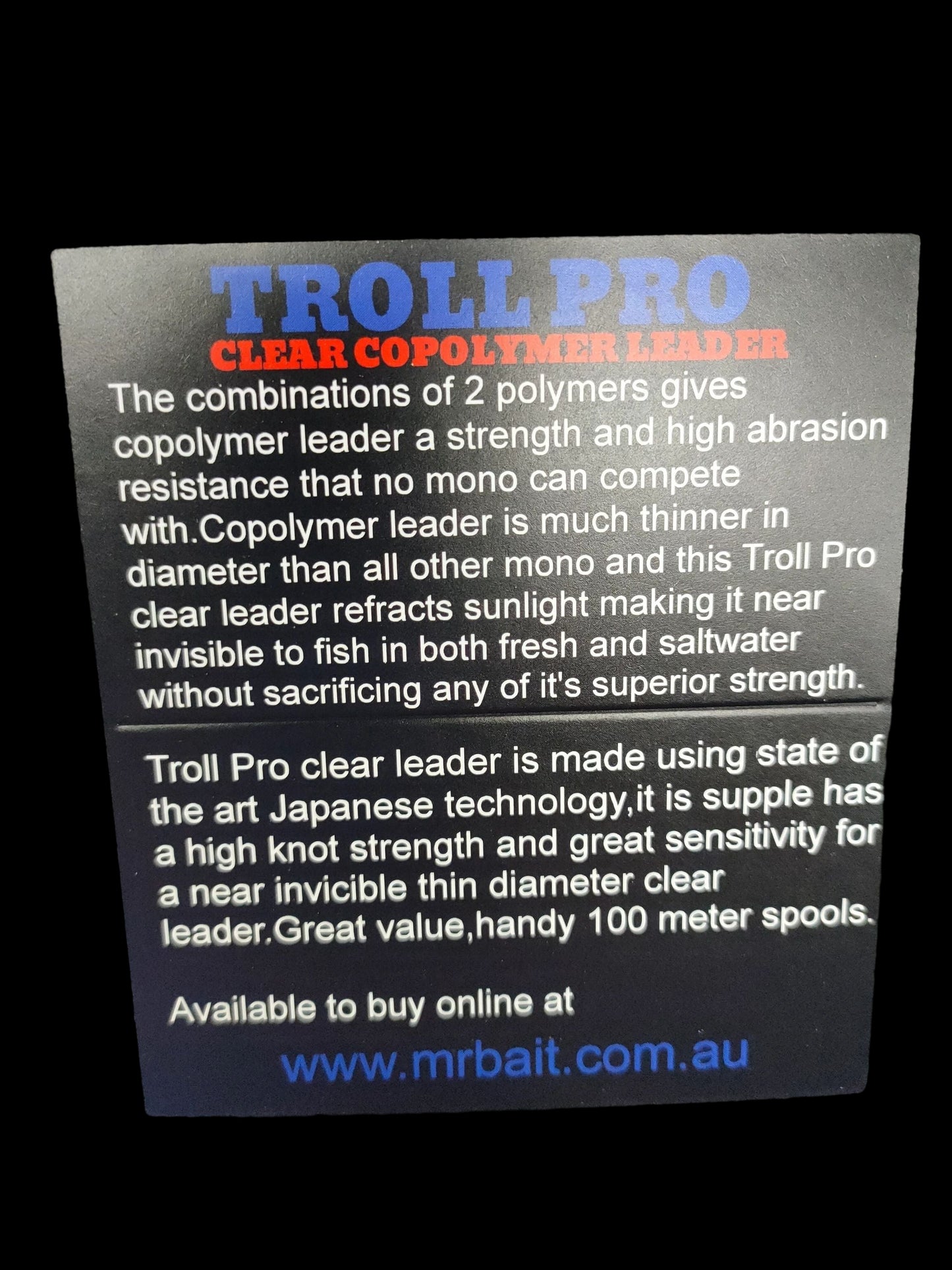 10lb Troll Pro leader