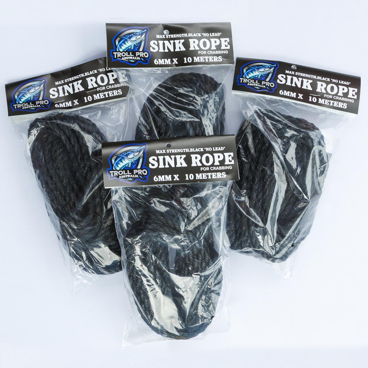 Sink Rope 4 x 10 meter lengths – Mr Bait