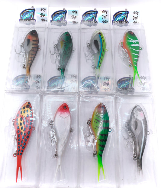 60g/130mm Soft Vibe 4 pack