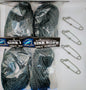 BLACK SINK ROPE Combo 4 x10 METER Lengths & 4 S/S Shark Clips