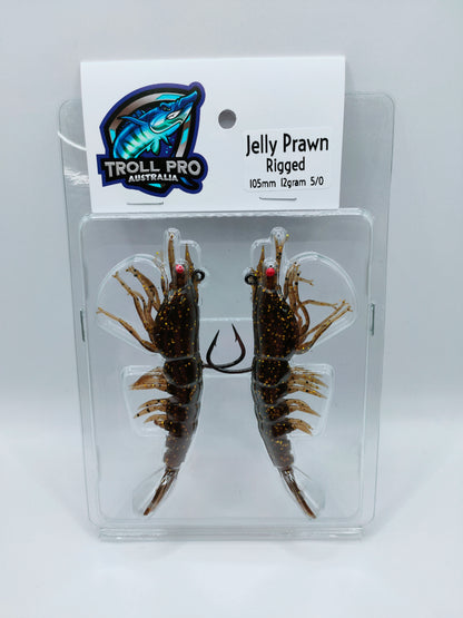 Jelly Prawns RIGGED soft plastics