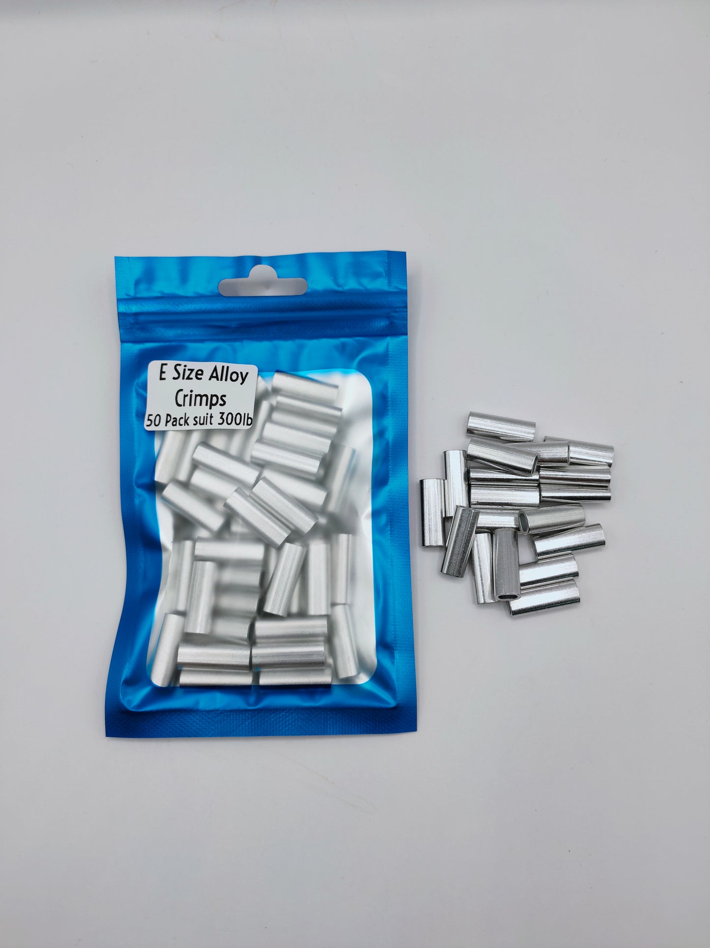 Alloy Oval Crimps 100 pack suit 300lb/2mm mono