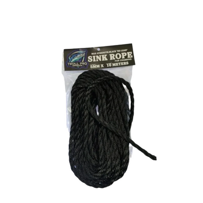 10MT X 6MM BLACK SINK ROPE