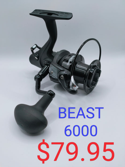 BAIT RUNNER STYLE FISHING REEL BEAST 6000