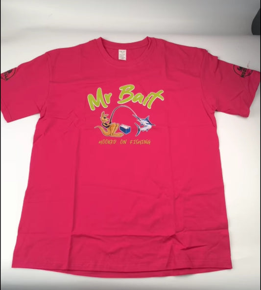 Mr Bait Tshirt HOT PINK