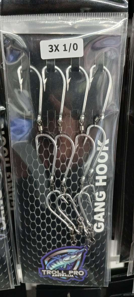 Gang Hooks 3x1/0