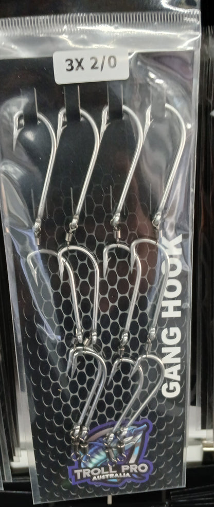 Gang Hooks 3x2/0