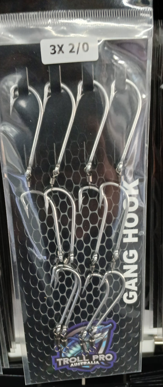 Gang Hooks 3x2/0