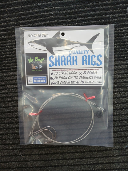 2 X 6/0 Circle Shark Rigs