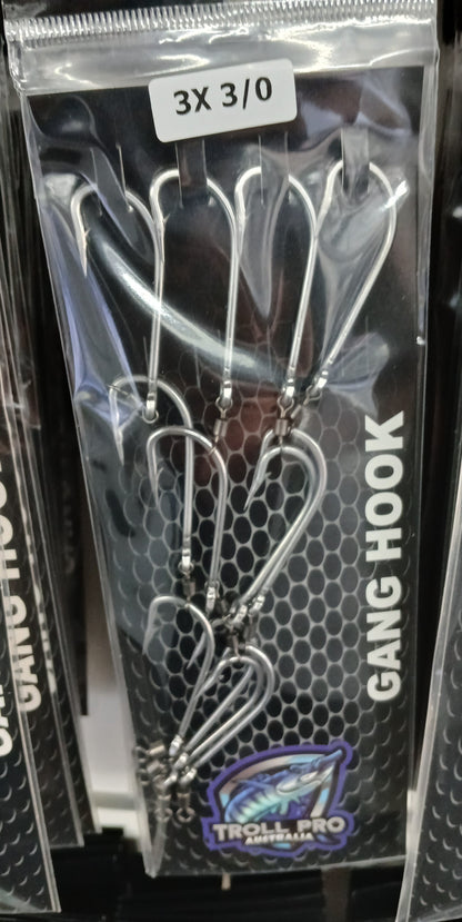 Gang Hooks 3x3/0