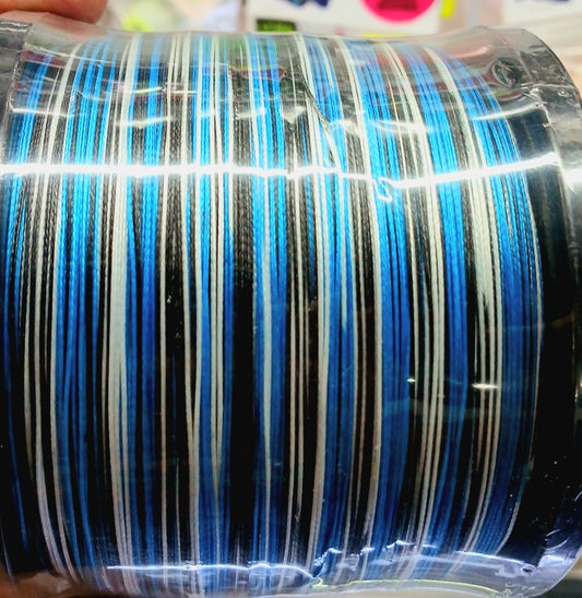 Troll Pro 1000mt 50lb Camo Blue super strong 8 strand pe braid fishing line