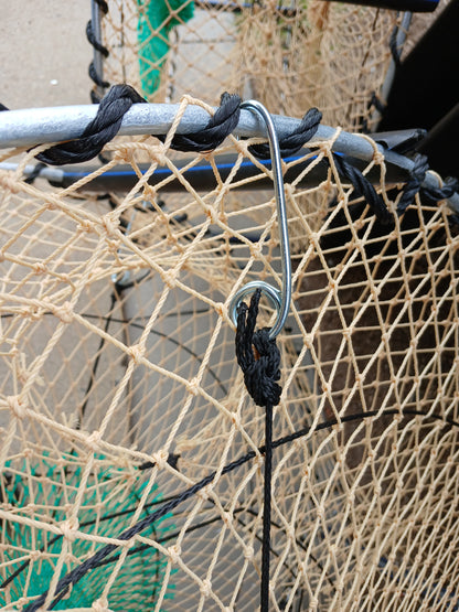 Pro Crab Pot's 4 X 900mm LIGHT BROWN 4 Entry Heavy Duty