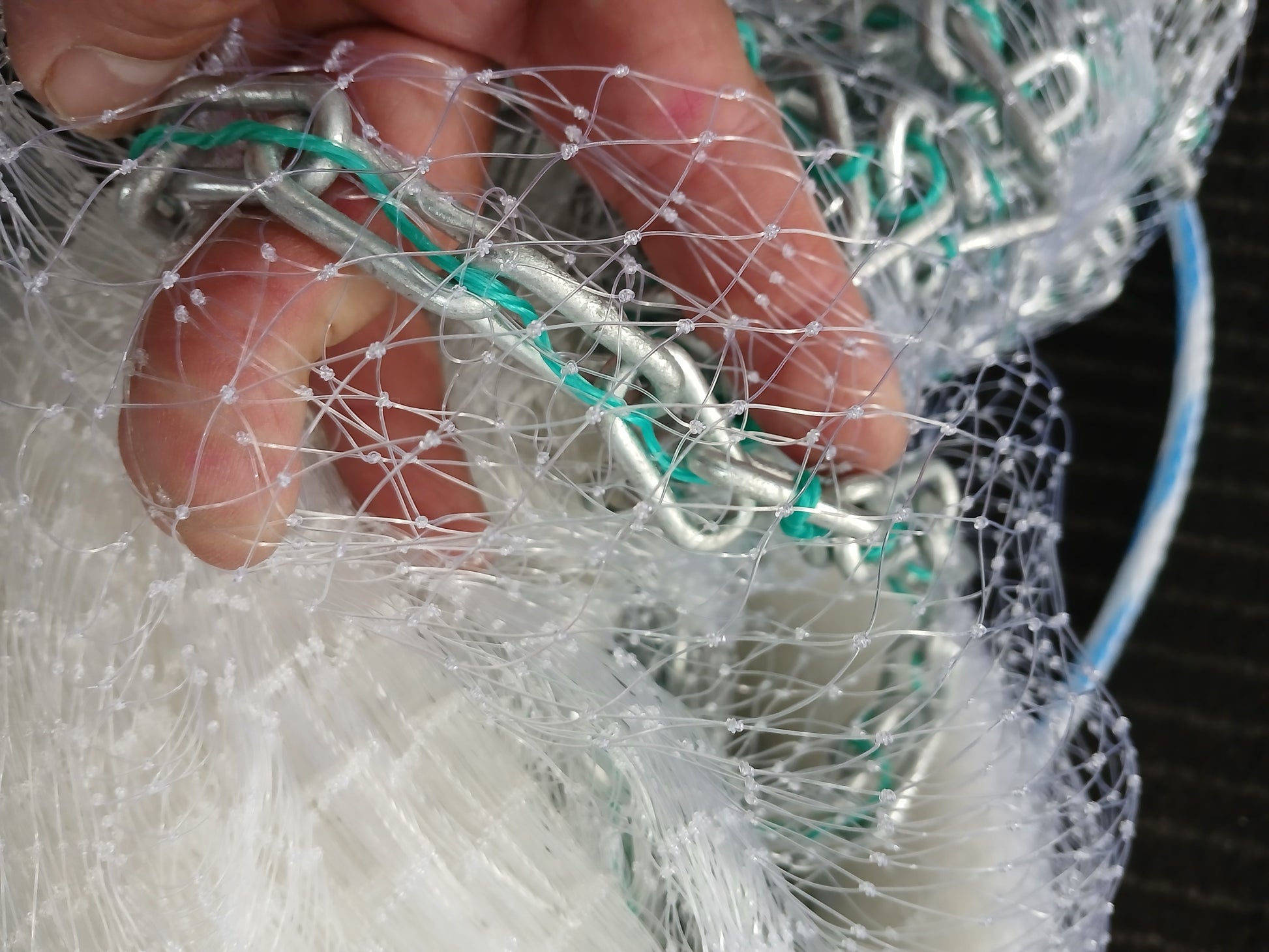 9 foot top and chain bottom pocket cast net – Mr Bait