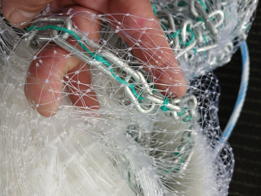 10 foot top and chain bottom pocket cast net