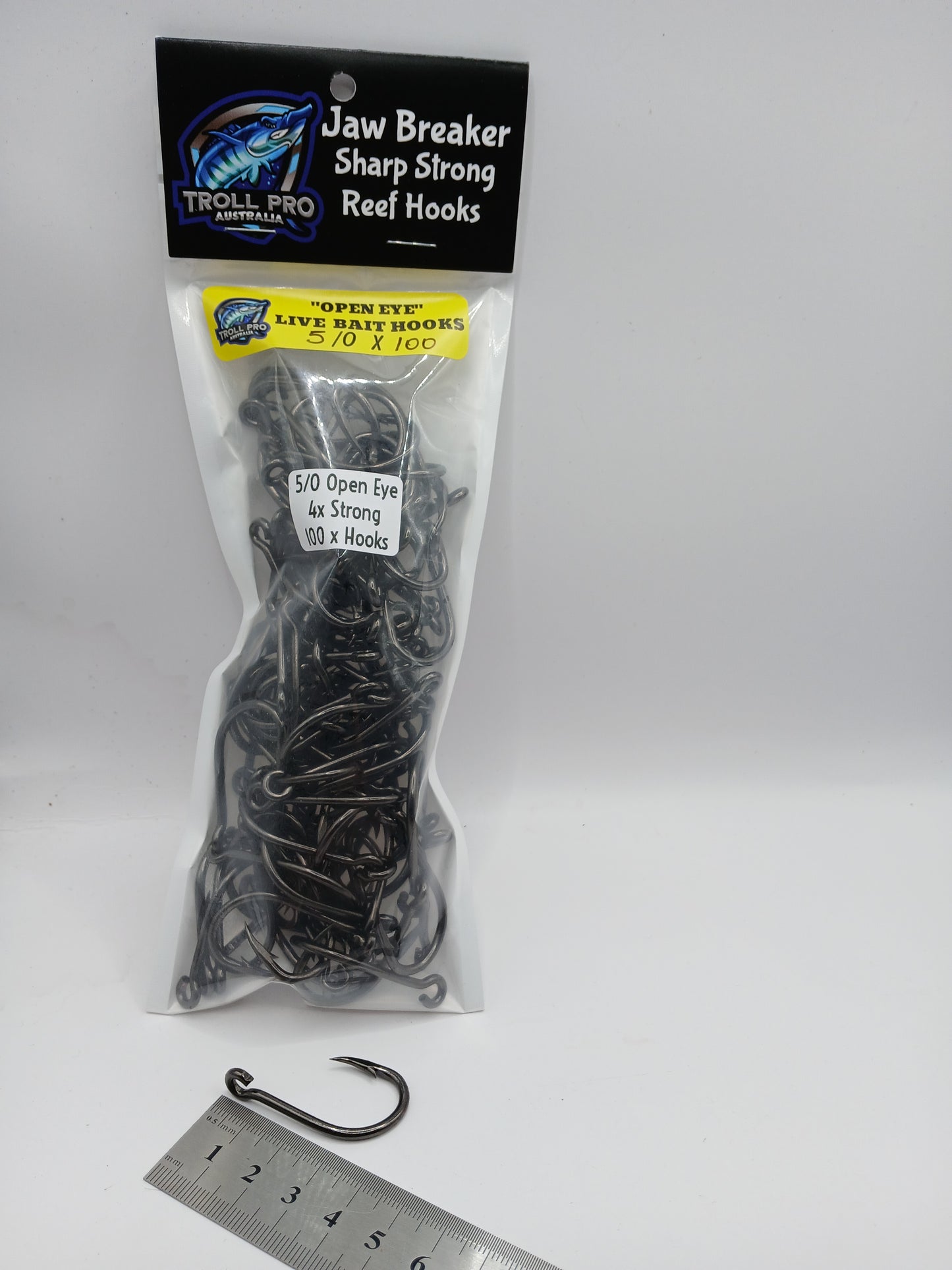 5/0 Open Eye Hooks x 100