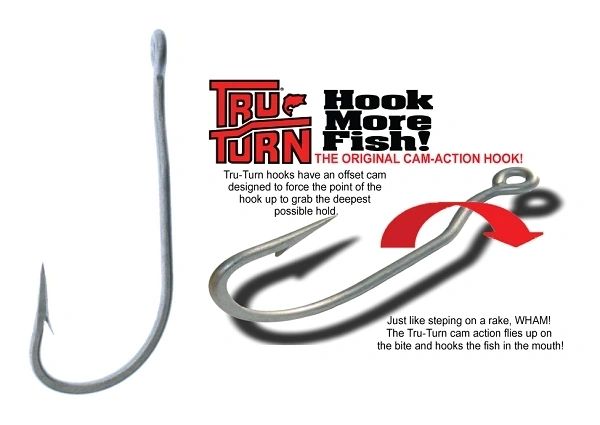 TruTurn 711 5/0 for Gang Hooks 100 Pack + Shogun Black Rolling Swivels 50pk number4